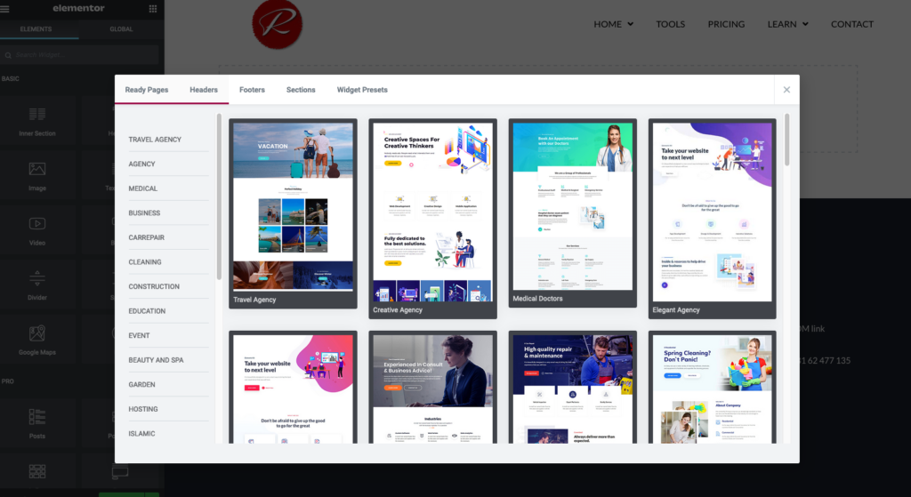beautiful landing pages